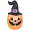 5ft. Airblown&#xAE; Inflatable Halloween Outdoor Pumpkin with Witch Hat